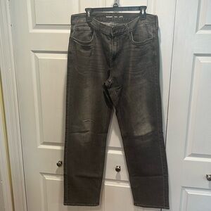 34x34 loose fit washed grey jeans